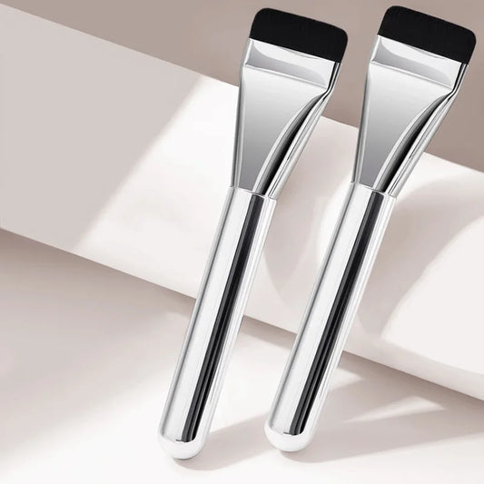 Flat Head Facial Mask Brush Ultra Thin Foundation Brush Soft Hair Face Flat Cream Mixed Cream Makeup Brushes Face Skin Care Tool