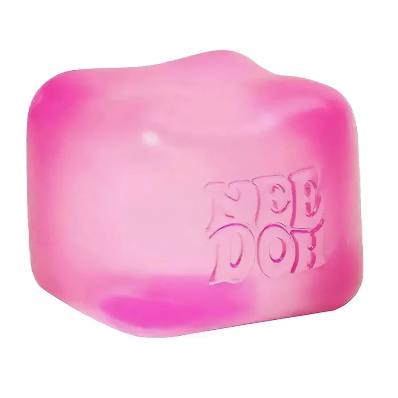 Schylling Needoh Nice Cube Sensory Fidget Stress Relief Squishy Cube Anti-Anxiety Squeeze Object For Relaxation Mindful Play