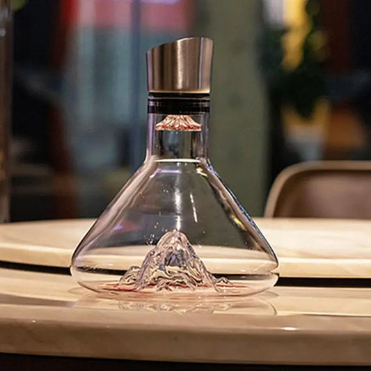 Wine Decanter Built-in Aerator Pourer Wine Carafe  Decanter Hand-blown Crystal Glass Wine Accessories Decanters 1500ML